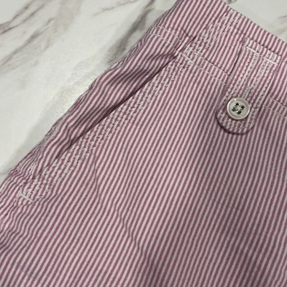 Loft Pink Seersucker Skirt - Picture 2 of 14